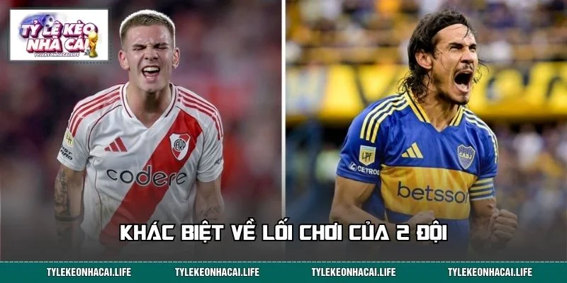 Boca Juniors và River Plate là hai trường phái bóng đá đối lập
